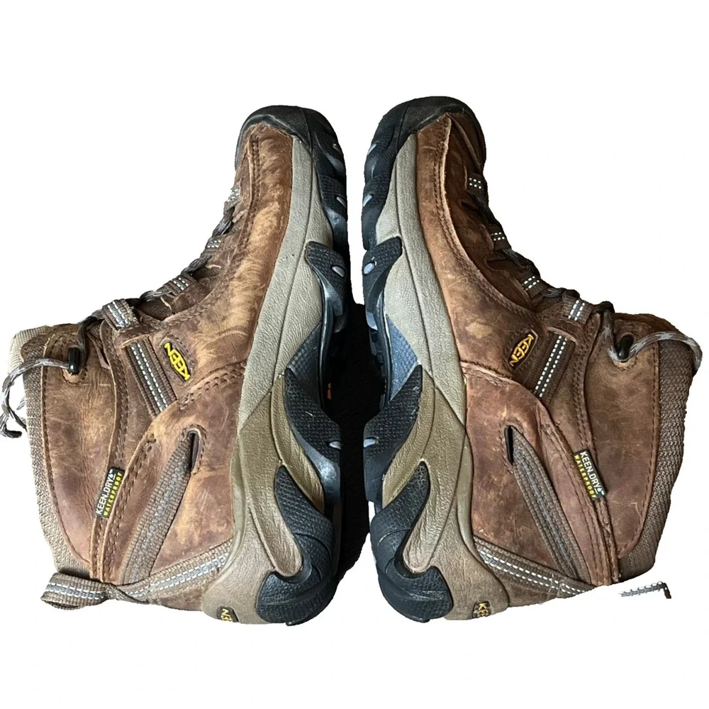 Keen Targhee II Mid Waterproof Hiking Boot Brown Leather Womens 7 UK 4.5 EU 37.5